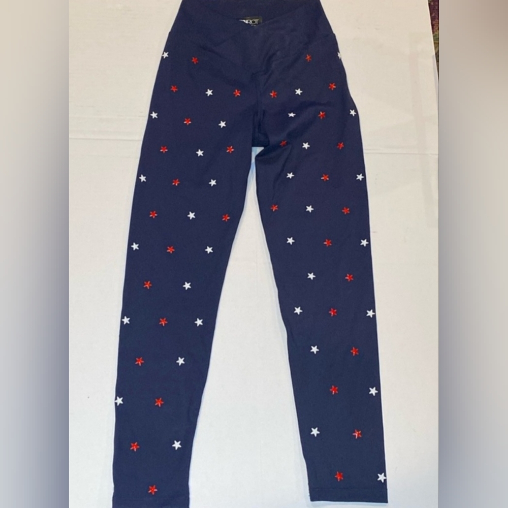 Beach Riot Red, White And Blue Star Embellished Leggings ❤️🤍💙